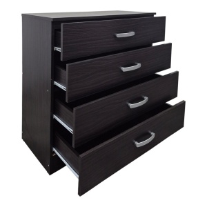 Dulap cu sertare, Athos, Wenge, 80x40x79 cm - Img 2