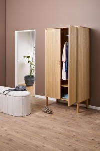Dulap Langley, Natural, 200x100x55 cm