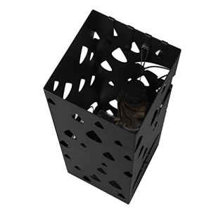 Esernyőtartó, Songmics, fekete, 15.5x15.5x49 cm - Img 6