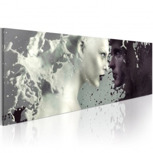 Festmény Demons in your eyes..., 120x40 cm