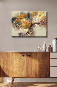 Festmény Kanvas, sokszínű, 50x70x3 cm
