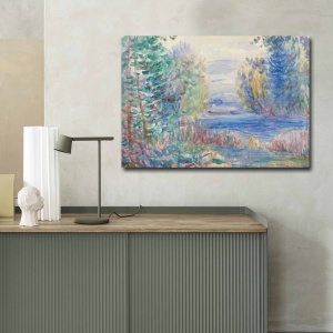 Festmény RainbowHue, sokszínű, 70x100x3 cm
