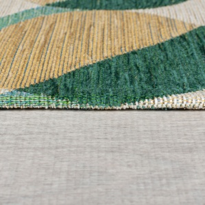 Futószőnyeg, Manhattan Carlos Geo, Flair Rugs, zöld, 60X230 cm - Img 3