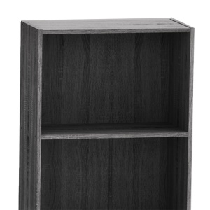 Könyvespolc Presley, szürke - wenge, 60x30x167cm - Img 2