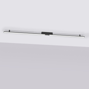 LED-es csillár, Lagom, 4000K, fekete, 181x4x7 cm - Img 2