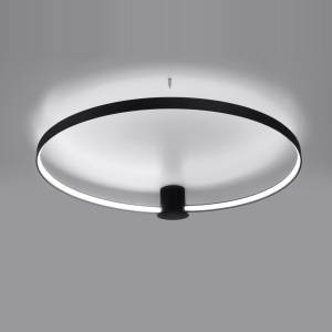 LED-es csillár, Rio, 4000K, fekete, 110x118x12.5 cm - Img 5