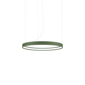 LED-es csillár, Rio 55, 3000K, olíva, 55x55x150 cm