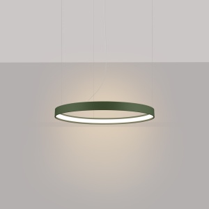 LED-es csillár, Rio 55, 3000K, olíva, 55x55x150 cm - Img 3