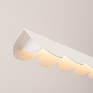 LED-es függőlámpa, Biscuit, 3000K, fehér, 131x13x200 cm - Img 4
