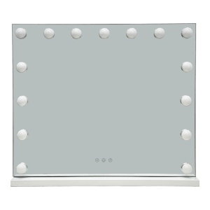 LED-es tükör, Hollywood, átlátszó, 60x12x52.3 cm