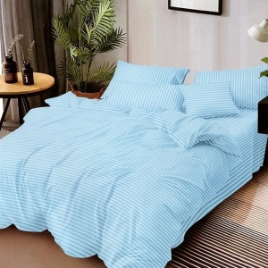 Lenjerie 1 Persoana Damasc Elden Baby Blue (Finet)