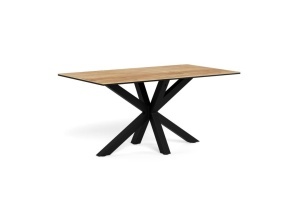 Masa dining Heaven, Natural, 75.5x160x90 cm - Img 3
