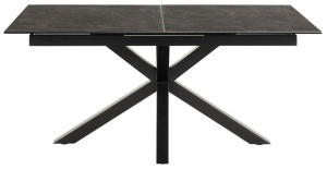 Masa dining Heaven, Negru, 76x210x90 cm - Img 4