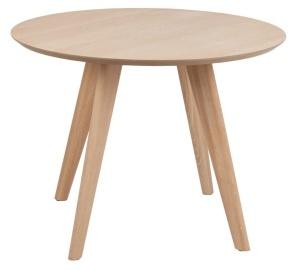 Masa dining Townsville, Alb, 75x100x100 cm - Img 6