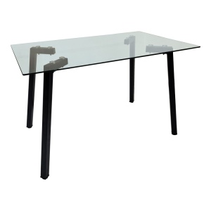Masa Titta, Negru, 120x70x75 cm
