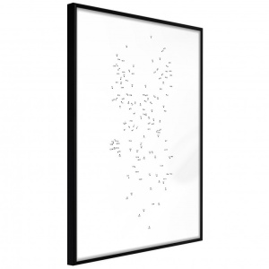 Poszter fekete kerettel, ""Connect the Dots"", 20x30 cm - Img 1
