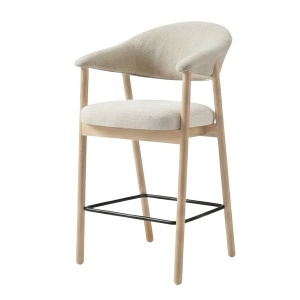 Scaun de bar ELK V2, Nisipiu, 56x104x57 cm