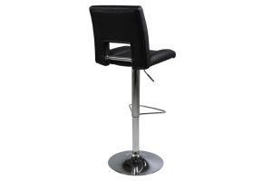 Scaun de bar Sylvia V1, Negru, 115x41.5x52 cm - Img 6