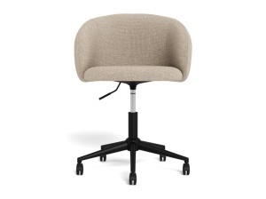 Scaun de birou Eleanor, Bej, 83x56x57 cm - Img 4