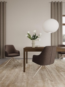 Scaun dining Adia, Maro, 83x54.5x57.5 cm