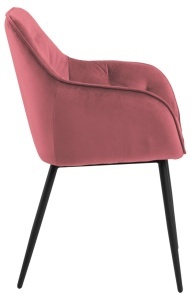 Scaun dining Brooke, Rosu, 83x58x55 cm - Img 5