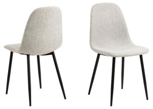 Scaun dining Celia V2, Gri, 86x44x54 cm - Img 3