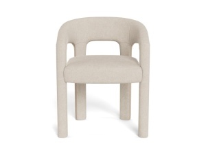 Scaun dining Cole, Bej, 76x58x55 cm - Img 4