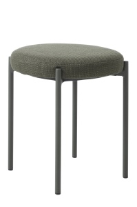 Scaun dining fara spatar PELICAN, Verde masliniu, 44x48x44 cm - Img 3