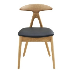 Scaun dining Lanuza, Natural, 51x48x77 cm - Img 4