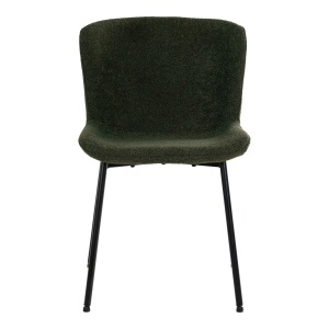 Scaun dining Maceda, Verde inchis, 59x48x83 cm - Img 4