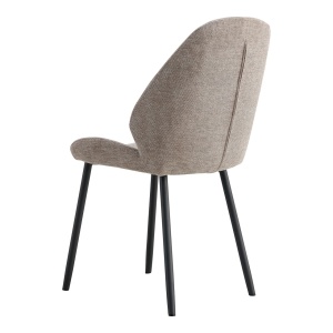 Scaun dining Monte Carlo, Gri, 59.5x47x91 cm