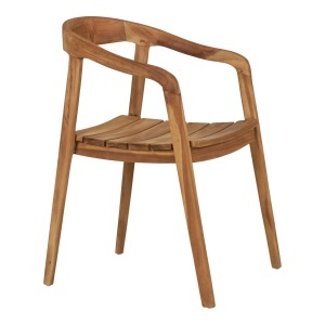 Scaun dining Otero, Natural, 55x54x76 cm