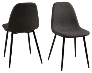 Scaun dining Wilma, Gri, 84x44.5x56 cm - Img 2
