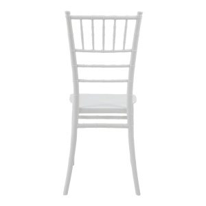 Scaun evenimente, Tiffany I, Alb, 38.5x46.5x87 cm - Img 7