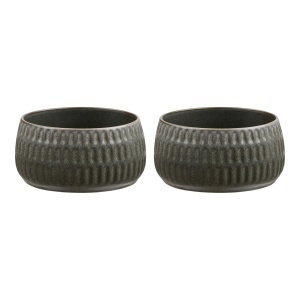 Set 2 piese Boluri Amalia, Verde inchis, 14x14x7.5 cm - Img 5