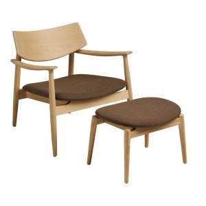 Set 2 piese Fotoliu lounge si taburet Olvera, Maro, 68x43x68x53.5x72x38 cm - Img 5