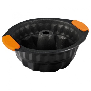 Sütőtepsi süteményhez szilikon fogantyúval, Orange BH/1136
