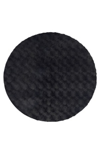Szőnyeg kerek, Diamond Cut, antracit, 120x120 cm