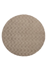 Szőnyeg kerek, Diamond Cut, taupe, 120x120 cm
