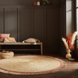 Szőnyeg kerek, Kahana, Flair Rugs, terrakotta, 180X180 cm