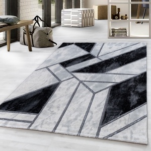 Szőnyeg, Naxos, V7, ezüst, 80x250 cm