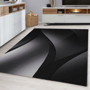 Szőnyeg, Plus Negru V6, fekete, 200x290 cm