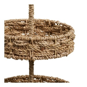 Tava decorativa Rifbjerg, Natural , 25x25x40.5 cm - Img 2