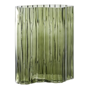 Vaza decorativa, Verde, 12x21.5x26.5 cm - Img 4