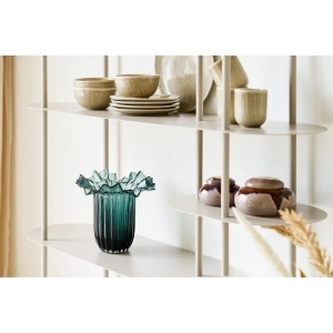 Vaza decorativa, Verde inchis , 25x25x30 cm - Img 3