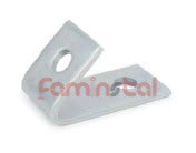 PIESA FIXARE PROFIL 41X21 / 41X41, 2 GAURI, 45° (SET 5 BUC)