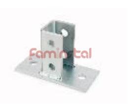 SUPORT VERTICAL M12 PENTRU PROFIL RECTANGULAR TALPA DREPTUNGHIULARA (41X21 / 41X41)
