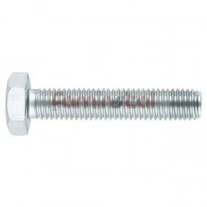 SURUB CAP HEXAGONAL M6x60 DIN 933, ZINCAT (SET 100 BUC)