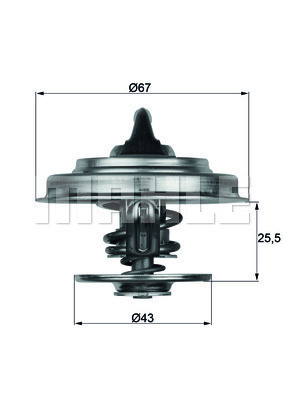TERMOSTAT LIEBHERR 79C D904/D906 7380833