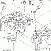 GLAVA MOTORA VOLVO EC140B LC 21026496